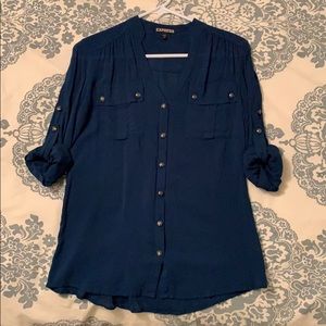 Blue Express blouse